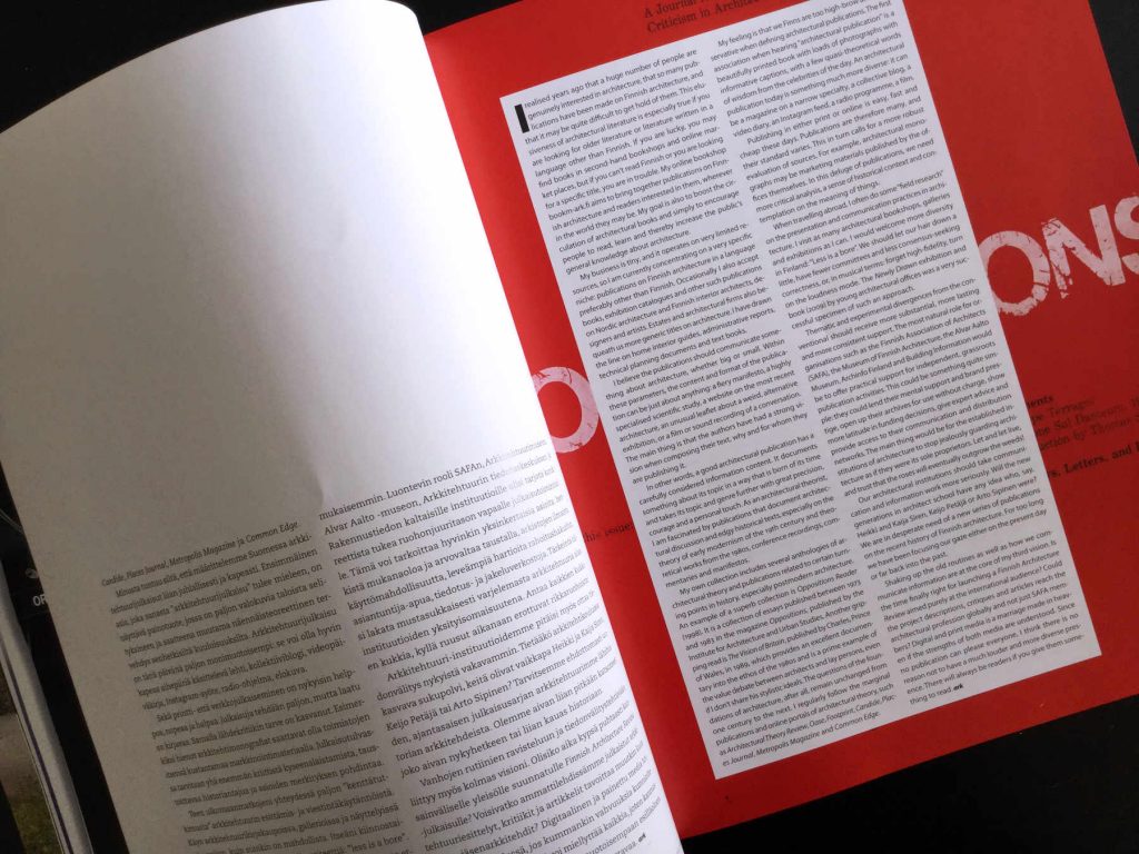 Arkkitehti - The Finnish Architectural Review 1/2018