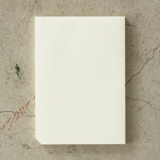 Midori paper pad on a table