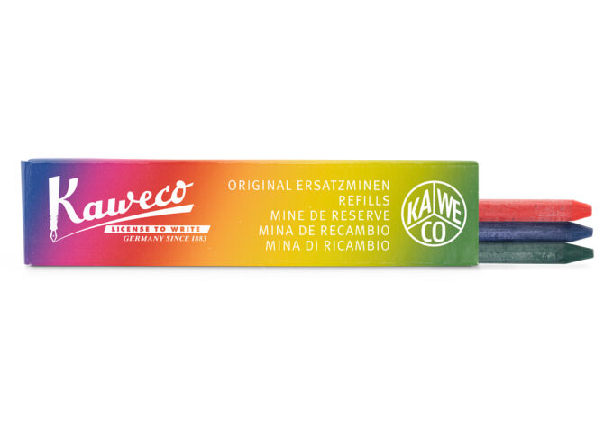 Kaweco-Pencil-Leads-RGB-Mix Kaweco Pencil Lead Refills red green blue mix