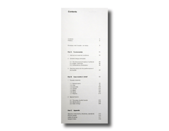 Facade Construction Manual by Thomas Hertzog (Birkhäuser Edition Detail, 2004)