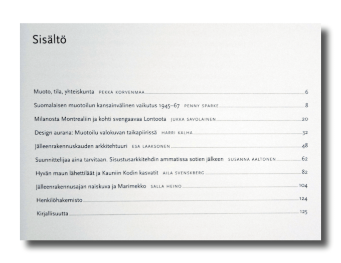 Tulevaisuuden rakentajat: Suomalainen muotoilu 1945–67 – Builders of the Future: Finnish Design 1945–67 (Designmuseo, 2012)