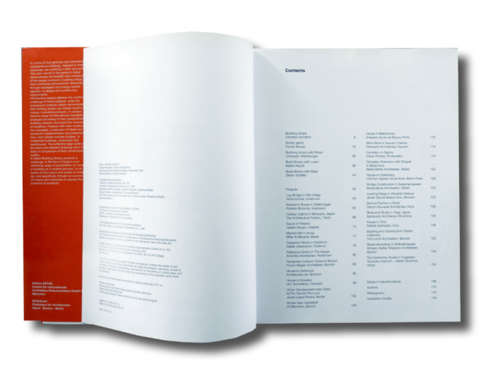 In Detail: Building Simply (ed. Christian Schittich, Birkhäuser Edition Detail 2005)