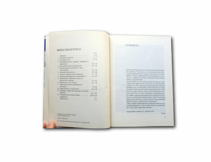 Arkkitehtuurilastuja-sislu Seppo Rihlama, Arkkitehtuurilastuja, Tammertekniikka 1983