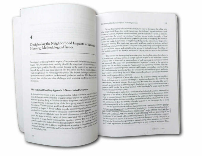 George C. Galster, Peter A. Tatian, Anna M. Santiago, Kathryn L. S. Pettit, Robin E. Smith: Why Not in My Backyard?, Rutgers 2003