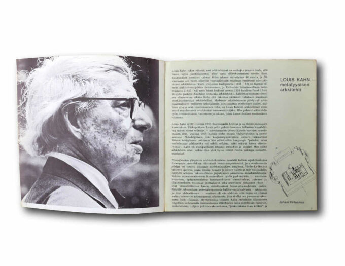 Louis Kahn 1901–1974 (Suomen rakennustaiteen museo, 1977)