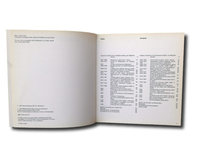 Gustav Peichl. Editorial Gustavo Gili / Ernst & Sohn, 1987