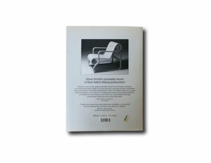 Alvar-Aalto-A-Lifes-Work-takakansi Göran Schildt, Alvar Aalto: A Life's Work, Otava 1994