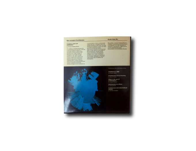 Christian Norberg-Schulz: Existence, Space, Architecture