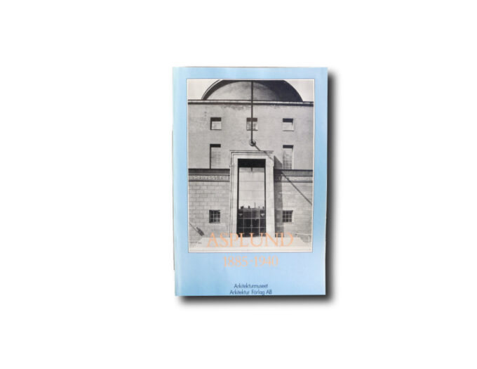 Asplund-kansi Image of the book Asplund 1995–1940
