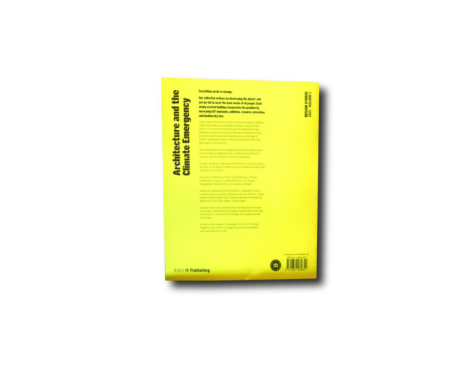 Back cover of the book Design Studio Vol. 1: Everything Needs to Change: Architecture and the Climate Emergency: 2021