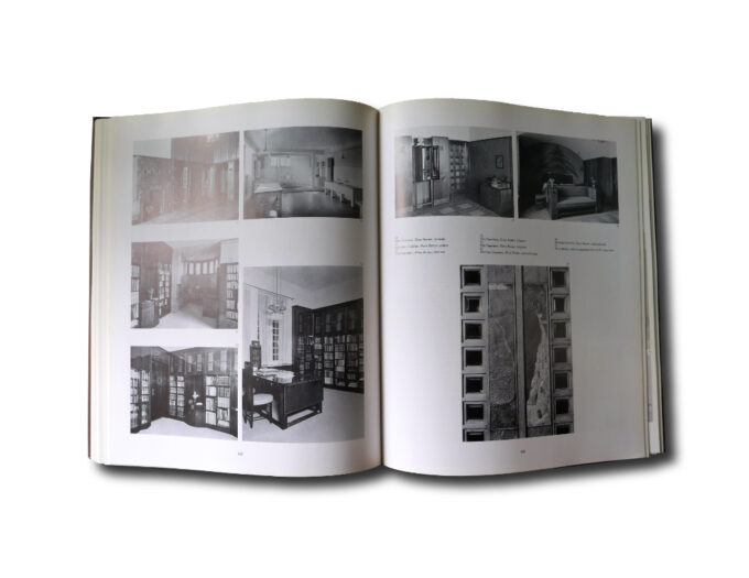 Eliel-Saarinen-Suomen-aika-auk2 Image of a sample spread in the book: Eliel Saarinen – Suomen aika