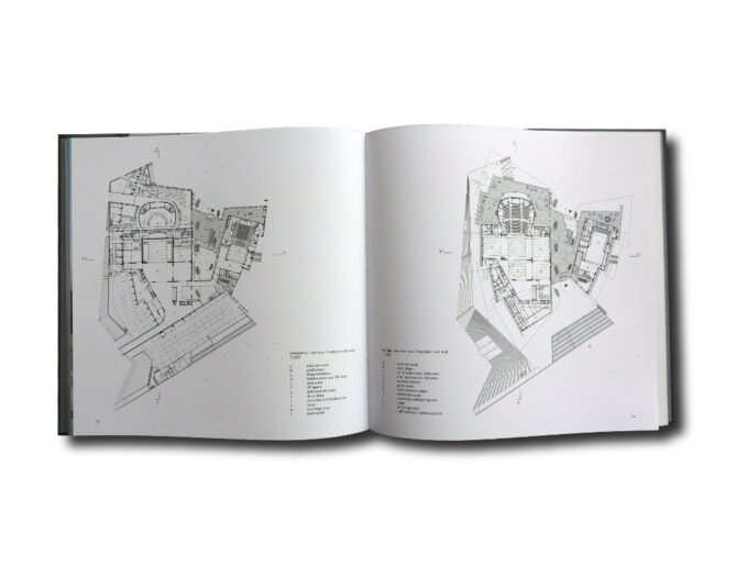 Sample spread of the book about Wuxi Grand Theatre