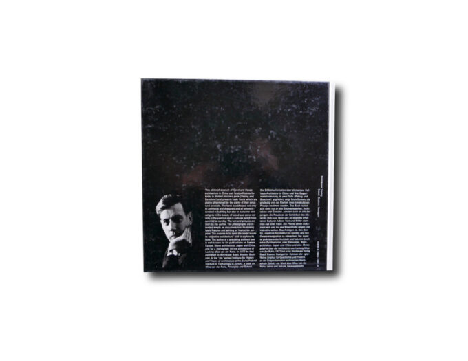 Back cover of the book Courtyard House in China