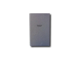 Image of the book Donald Judd Architektur