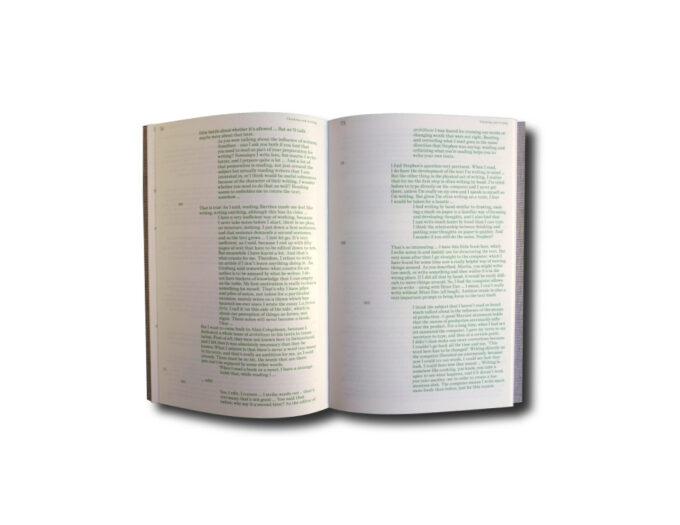 Sample spread of the book Sergison Bates architects: On and Around Architecture, Ten Conversations