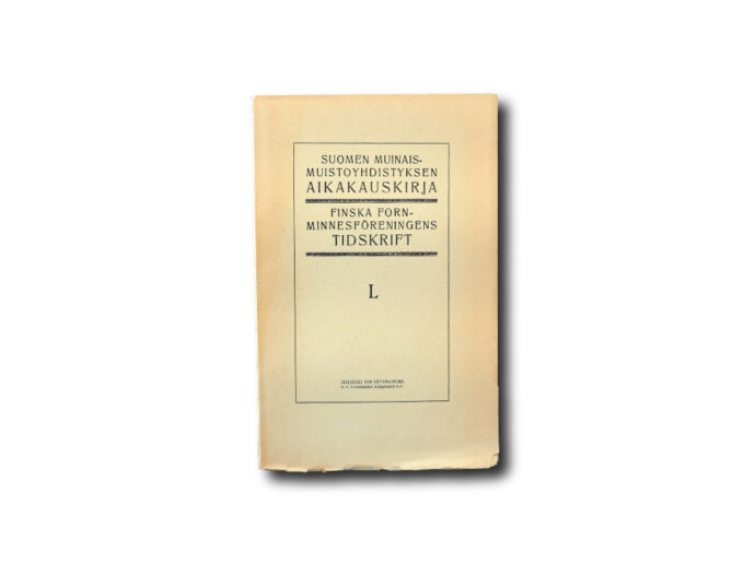 Image of the book Äänisniemen kirkollinen puuarkkitehtuuri – Suomen muinaismuistoyhdistyksen aikakauskirja L