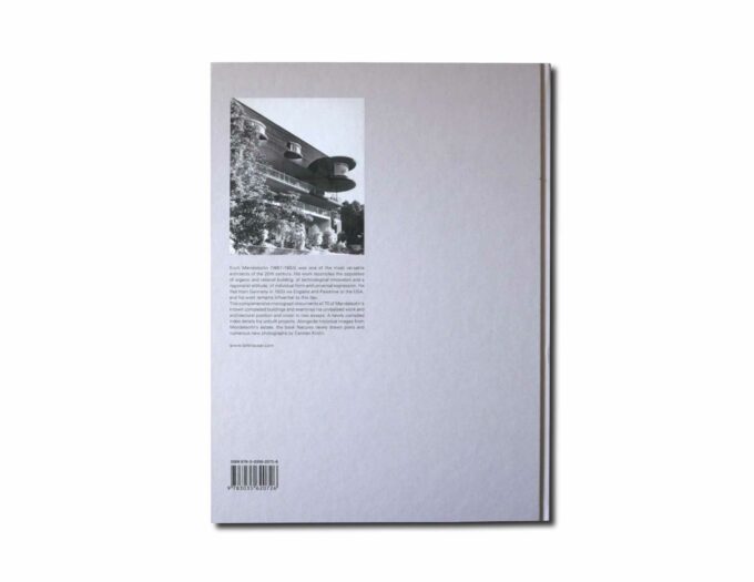 Erich-Mendelsohn-Buildings-and-Projects-taka Back cover of the book Erich Mendelsohn Buildings and Projects