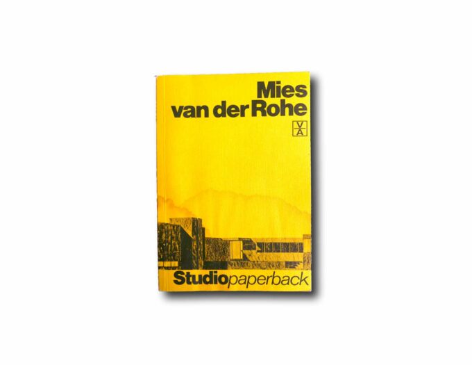Cover of the Studio Paperback book about Mies van der Rohe