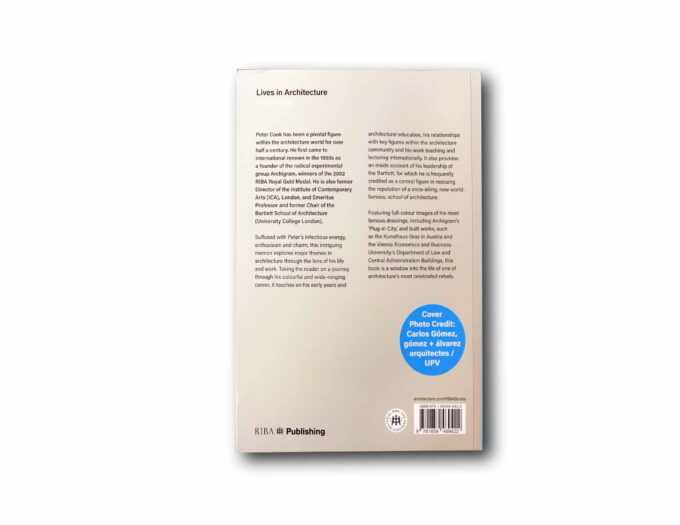 Peter-Cook-Lives-in-Architecture-taka Back cover of the book Peter Cook: Lives in Architecture