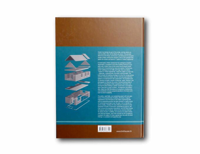 Back cover of the book ystems in Timber Engineering