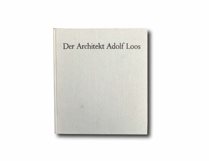 Image of the book Der Architekt Adolf Loos