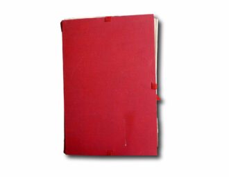 Front cover of the binder containing 125 folios of Antoine Raguenet's Matériaux et Documents