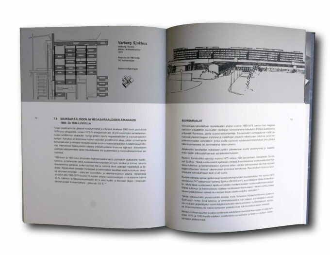 Image of the book Sairaalarakennuksen kehitys – Development of the Hospital Building