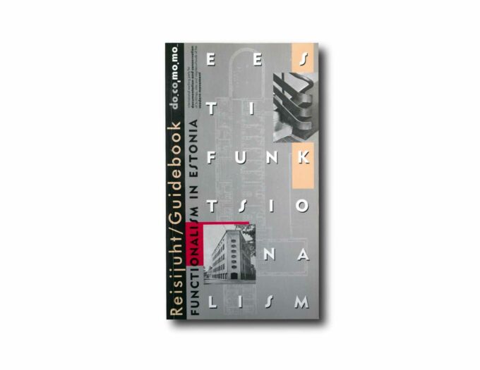 Functionalism-in-Estonia-Guidebook-kansi Image showing the book Eesti funktsionalism / Functionalism in Estonia