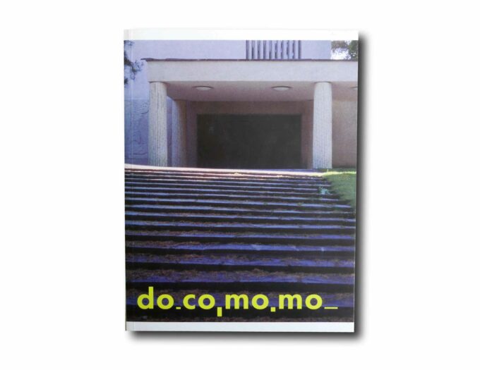 Docomomo-Architectural-Masterpieces-kansi Image showing the book DoCoMoMo: Architectural Masterpieces of Finnish Modernism