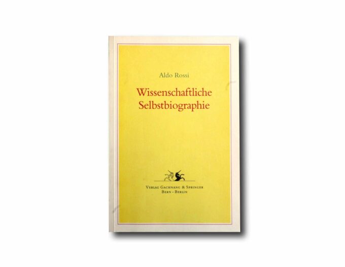 Image showing the book Wissenschaftliche Selbstbiographie