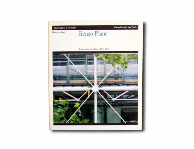 Renzo-Piano-kansi Image showing the book Renzo Piano: Projects and Buildings 1964–1983