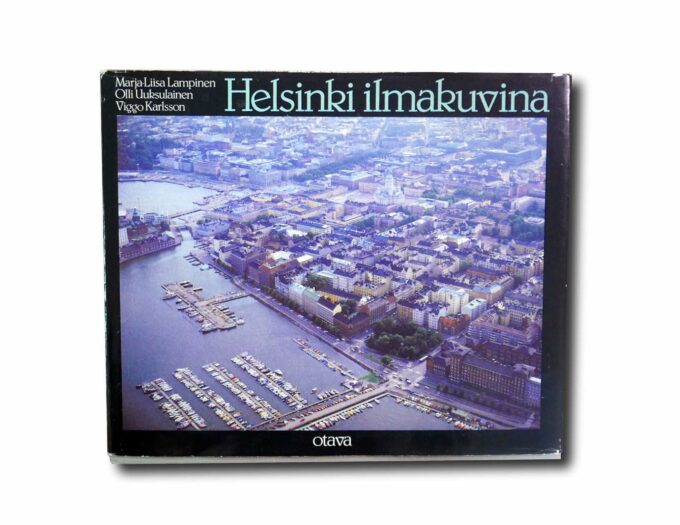 Helsinki-ilmakuvina-kansi Image showing the book Helsinki ilmakuvina