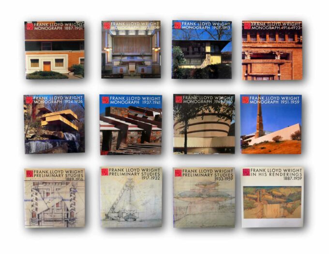 Image showing the book GA Frank Lloyd Wright Monographs 12 vols