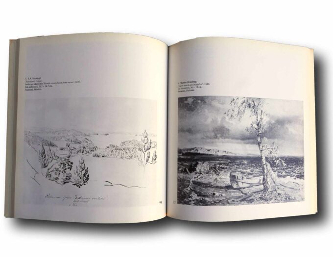 The-Golden-Age-of-Finnish-Art-auk Photo showing a sample spread of the book The Golden Age of Finnish Art