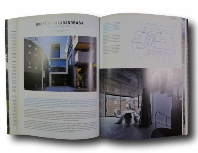 Photo showing a sample spread of the book Architecture Now! Houses 3