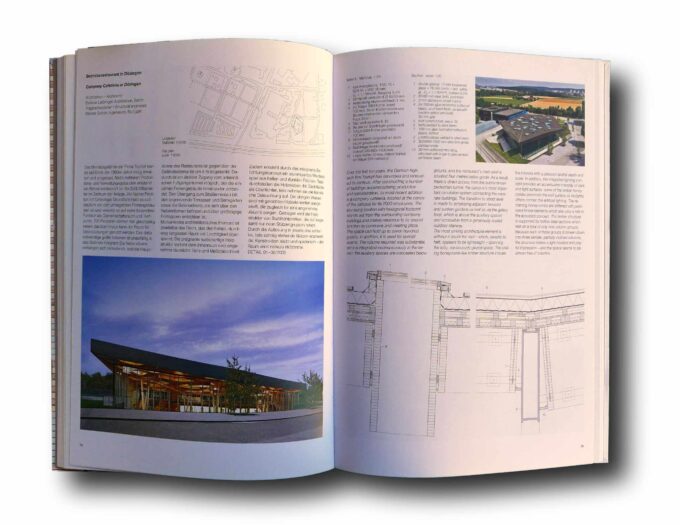 Photo showing a sample spread of the book Best of Detail: Holz – Wood