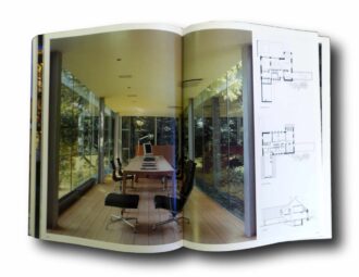 Photo showing a sample spread of the book Contemporary Houses