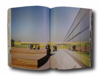Photo showing a sample spread of the book Grüntuch Ernst Architects: Dialogues