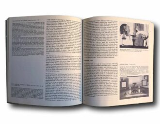 Photo showing a sample spread of the book Oskar Schlemmer – Das Triadische Ballett