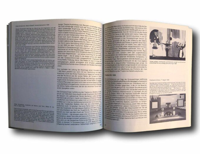 Oskar-Schlemmer-Das-Triadische-Ballett-auk Photo showing a sample spread of the book Oskar Schlemmer – Das Triadische Ballett
