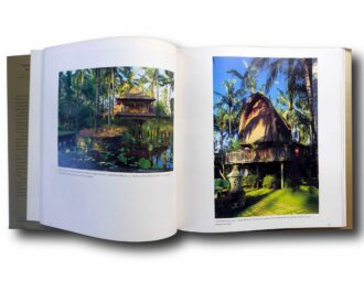 Photo showing a sample spread of the book Tropical Architecture and Interiors