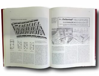 Photo showing a sample spread of the book Vier Berliner Siedlungen der Weimarer Republik