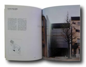 Photo showing a sample spread of the book Waro Kishi Works and Projects