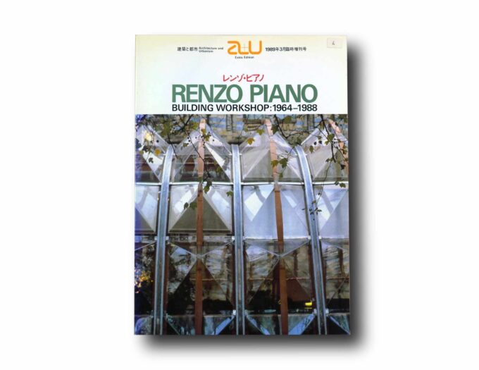 Photo showing the book A+U Renzo Piano Building Workshop: 1964–1988