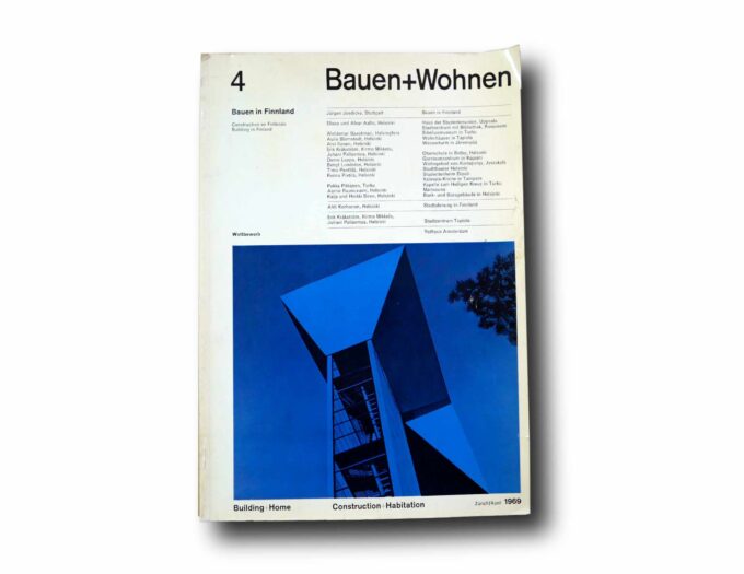 Photo showing the book Bauen+Wohnen 4 April 1969: Bauen in Finnland