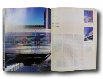 Photo showing a sample spread of the book Jean Nouvel