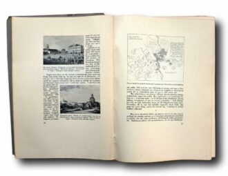 Photo showing a sample spread of the book Munksnäs-Haga och Stor-Helsingfors: Stadsplansstudier och förslag
