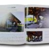 Photo showing a sample spread of the book Wood Architecture Now! Vol 2