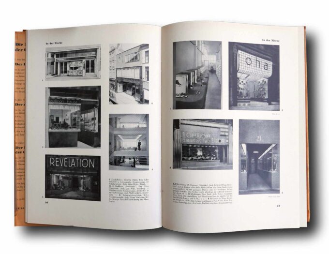 Ladenbau-auk Photo showing a sample spread of the book Ladenbau: Baubücher Band 15
