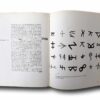 Photo showing a sample spread of the book Medeltida byggmästare